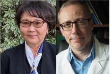 Photo of Dr. Joanne Matsubara and Dr. Orson Moritz